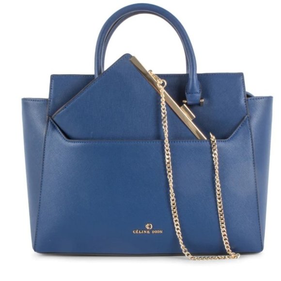 Celine Dion Grazioso Faux Leather Satchel - Picture 2 of 6